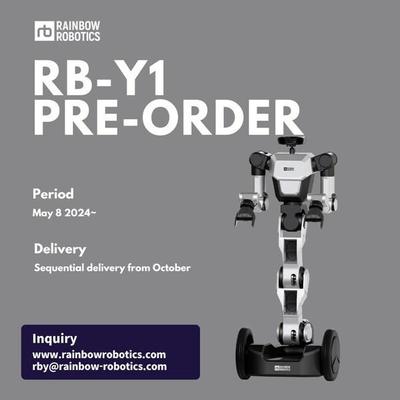 Rainbow Robotics预售移动双臂机器人RB-Y1